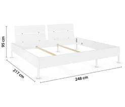 rauch Familienbett »Mare«, Breite 240 cm, umbaubar auf 160 cm