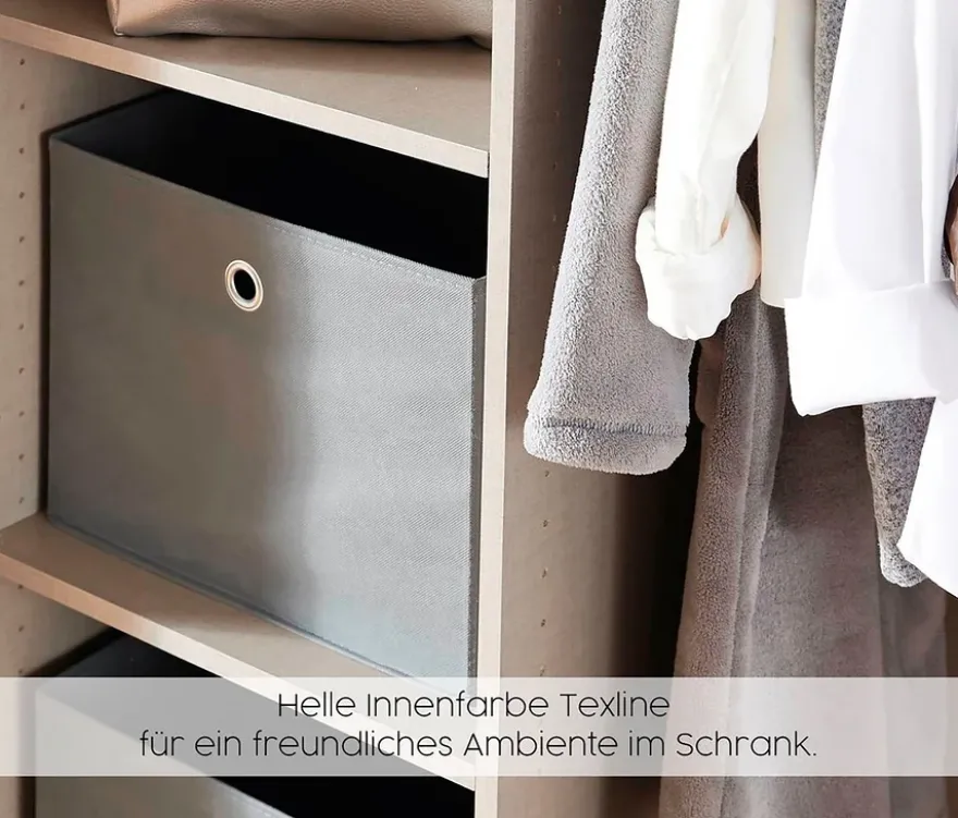 rauch Kleiderschrank »Alba« 2-türig, mit Spiegel, weiß