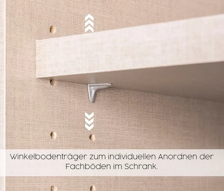 rauch Kleiderschrank »Alba«, 2-türig, champagner