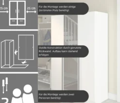 rauch Kleiderschrank »Alba«, 2-türig, mit Spiegel, champagner
