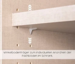 rauch Kleiderschrank »Alba«, 2-türig, mit Spiegel, champagner