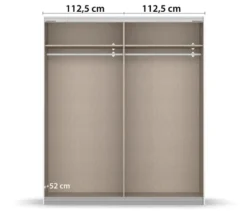 rauch Kleiderschrank »Barea«, 2-türig, mit Spiegel, klein