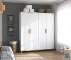 rauch Kleiderschrank »Carlsson« mit Drehtüren, 4-türig