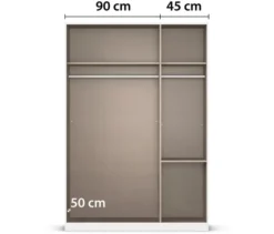 rauch Kleiderschrank »Ella«, 3-türig, champagner