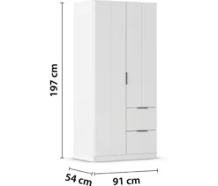 rauch Kleiderschrank »Ella«, 2-türig, alpinweiß