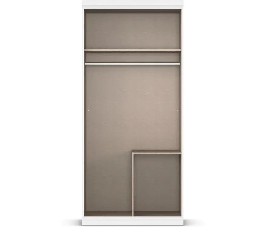 rauch Kleiderschrank »Ella«, 2-türig, grau metallic