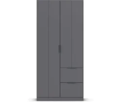 rauch Kleiderschrank »Ella«, 2-türig, grau metallic
