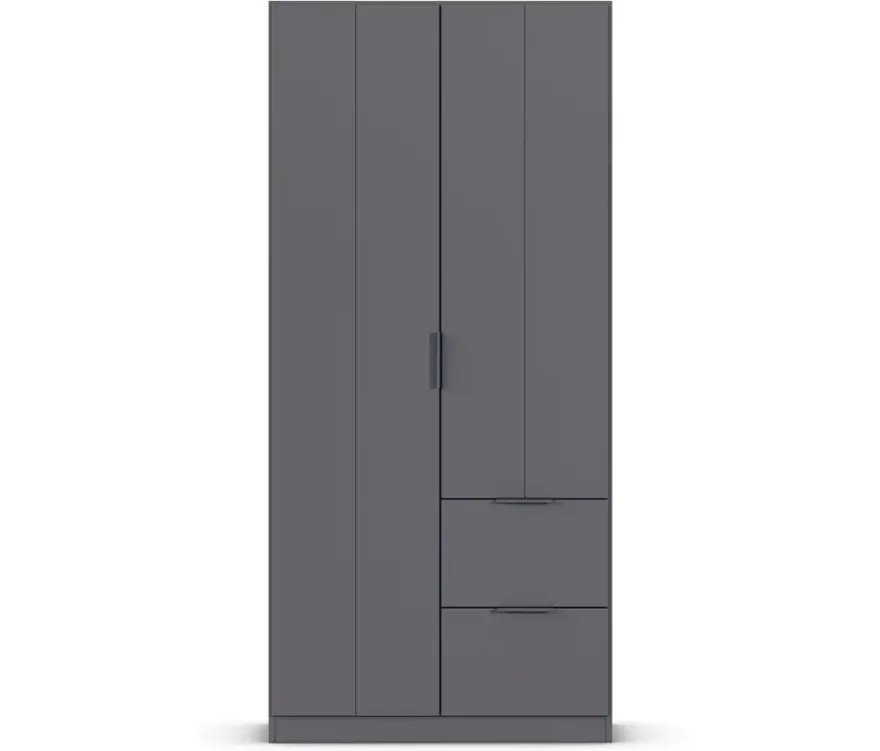 rauch Kleiderschrank »Ella«, 2-türig, grau metallic
