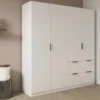 rauch Kleiderschrank »Ella«, 4-türig, alpinweiß