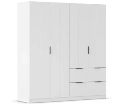 rauch Kleiderschrank »Ella«, 4-türig, alpinweiß