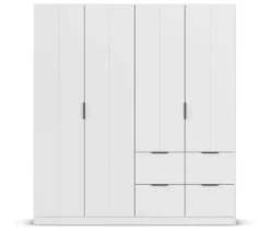 rauch Kleiderschrank »Ella«, 4-türig, alpinweiß