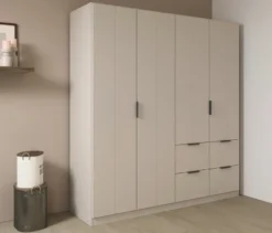 rauch Kleiderschrank »Ella«, 4-türig, champagner