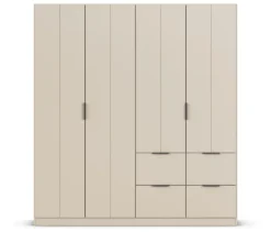 rauch Kleiderschrank »Ella«, 4-türig, champagner