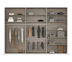 rauch Kleiderschrank »Luana«, 6-türig, mit Beleuchtung, Classic-Ausstattung