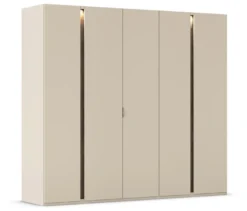 rauch Kleiderschrank »Luana«, 5-türig, mit Beleuchtung, Basic-Ausstattung
