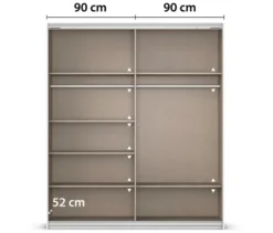 rauch Kleiderschrank »Mia«, 2-türig, Breite 181 cm, weiß