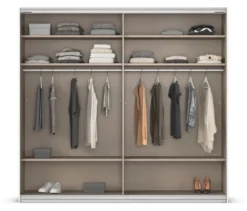 rauch Kleiderschrank »Mia«, 2-türig, Breite 226 cm, weiß