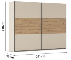 rauch Kleiderschrank »Sajo«, 2-türig, groß