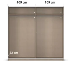 rauch Kleiderschrank »Sajo«, 2-türig, mit Spiegel, klein