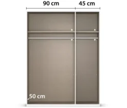 Rauch Kleiderschrank »Savona«, 3-türig, Basic-Ausstattung