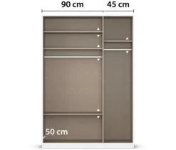Rauch Kleiderschrank »Savona«, 3-türig, Classic-Ausstattung