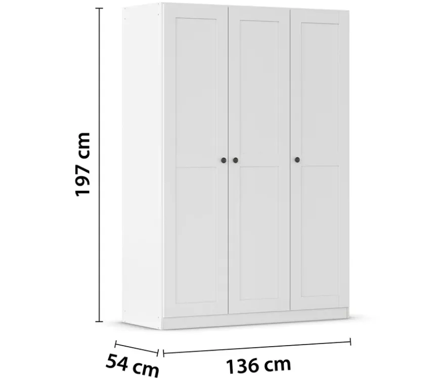 Rauch Kleiderschrank »Savona«, 3-türig, Classic-Ausstattung