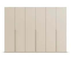 rauch Kleiderschrank »Scale«, 6-türig, Premium-Ausstattung, beige-champagnerfarben