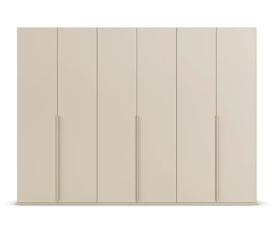 rauch Kleiderschrank »Scale«, 6-türig, Premium-Ausstattung, beige-champagnerfarben