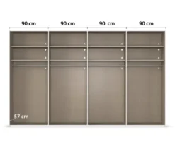 rauch Kleiderschrank »Scale«, 4-türig