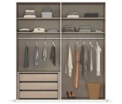rauch Kleiderschrank »Scale«, 4-türig, Premium-Ausstattung, fango