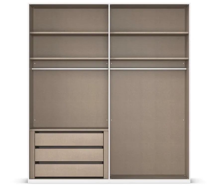 rauch Kleiderschrank »Scale«, 4-türig, Premium-Ausstattung, weiß