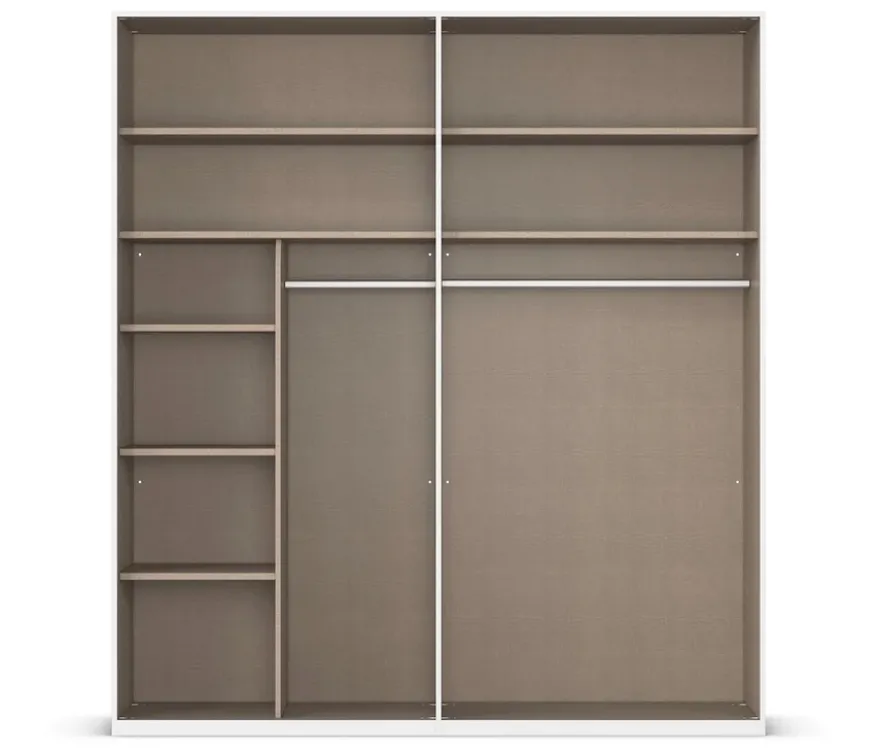 rauch Kleiderschrank »Scale«, 4-türig, Classic-Ausstattung, weiß