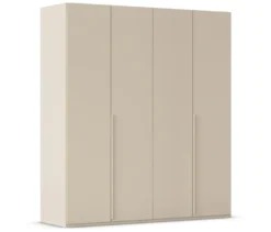 rauch Kleiderschrank »Scale«, 4-türig, Basic-Ausstattung, beige-champagnerfarben