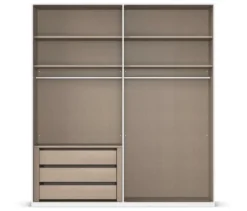 rauch Kleiderschrank »Scale«, 4-türig, Premium-Ausstattung, beige-champagnerfarben