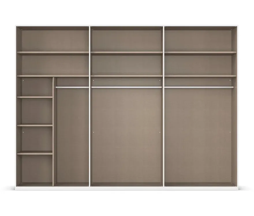 rauch Kleiderschrank »Scale«, 6-türig, Classic-Ausstattung, weiß