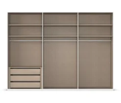 rauch Kleiderschrank »Scale«, 6-türig, Premium-Ausstattung, fango