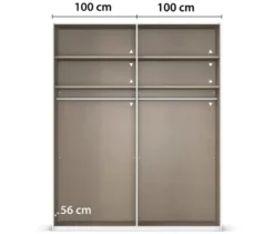 rauch Kleiderschrank »Scale«, 4-türig, Basic-Ausstattung, weiß