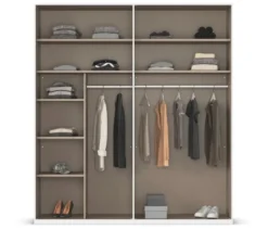 rauch Kleiderschrank »Scale«, 4-türig, Classic-Ausstattung, fango
