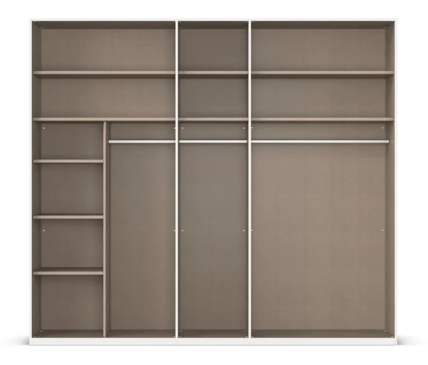 rauch Kleiderschrank »Scale«, 5-türig, Classic-Ausstattung, beige-champagnerfarben