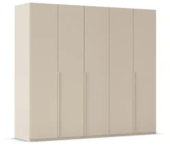 rauch Kleiderschrank »Scale«, 5-türig, Classic-Ausstattung, beige-champagnerfarben