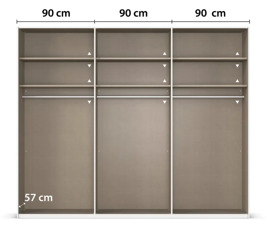 rauch Kleiderschrank »Scale«, 3-türig