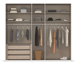 rauch Kleiderschrank »Scale«, 5-türig, Premium-Ausstattung, fango