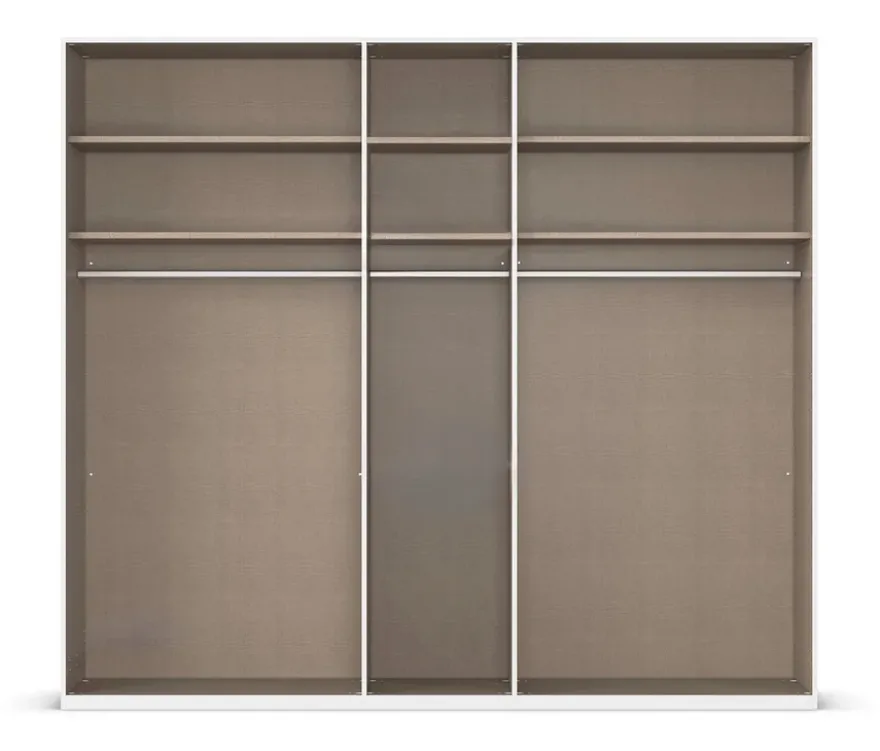 rauch Kleiderschrank »Scale«, 5-türig, Basic-Ausstattung, beige-champagnerfarben