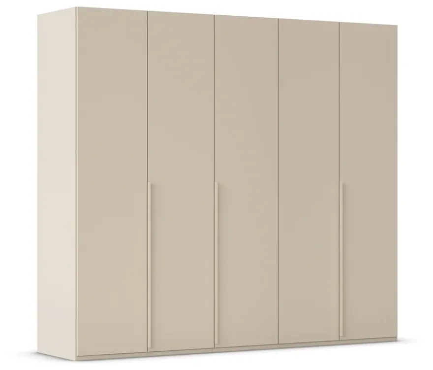 rauch Kleiderschrank »Scale«, 5-türig, Basic-Ausstattung, beige-champagnerfarben