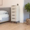 rauch Kommode »Flipp« mit Fußgestell, 5 Schubladen, 40 cm, beige-champagnerfarben