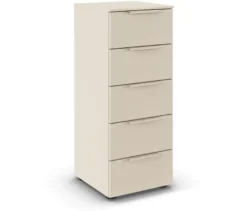 rauch Kommode »Flipp«, 5 Schubladen, beige-champagnerfarben