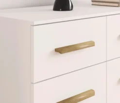 rauch Kommode »Skandi«, mit 3 Schubladen und Türen, weiß
