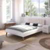 rauch Schlafzimmer-Set »Skandi« mit Bett, Nachttisch, Kleiderschrank und Kommode, weiß