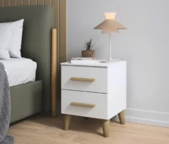 rauch Schlafzimmer-Set »Skandi« mit Bett, Nachttisch, Kleiderschrank und Kommode, weiß