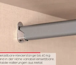 rauch Schrank »Skat Shine«, 4-türig mit Glasrahmentüren, beige/champagner